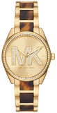 Michael Kors Janelle Quartz Gold Dial Two Tone Steel Strap Watch For Women - MK4730 Buy Now By Michael Kors