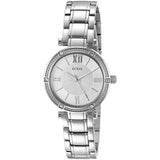 Guess Park Ave White Dial Silver Steel Strap Watch for Women - W0767L1 Buy Now By Guess