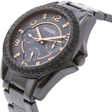 Fossil Riley Quartz Blue Dial Blue Steel Strap Watch for Women - ES4294 Buy Now By Fossil