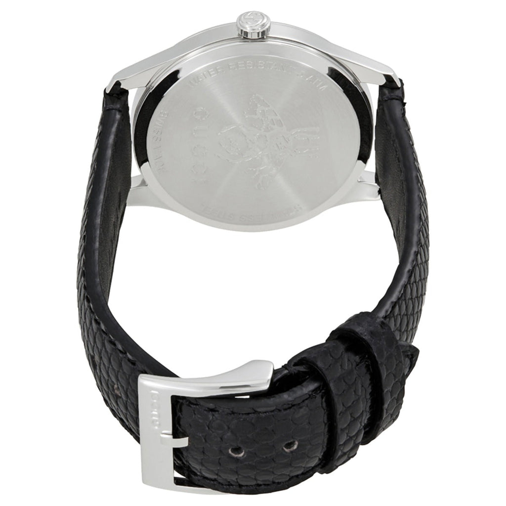 Gucci G-Timeless Moonphase Black Dial Black Leather Strap Watch For Men - YA1264045 Buy Now By Gucci