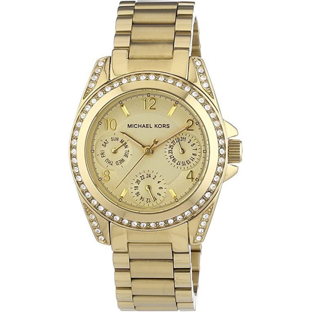 Michael Kors Blair Gold Dial Gold Steel Strap Watch for Women - MK5639 Buy Now By Michael Kors
