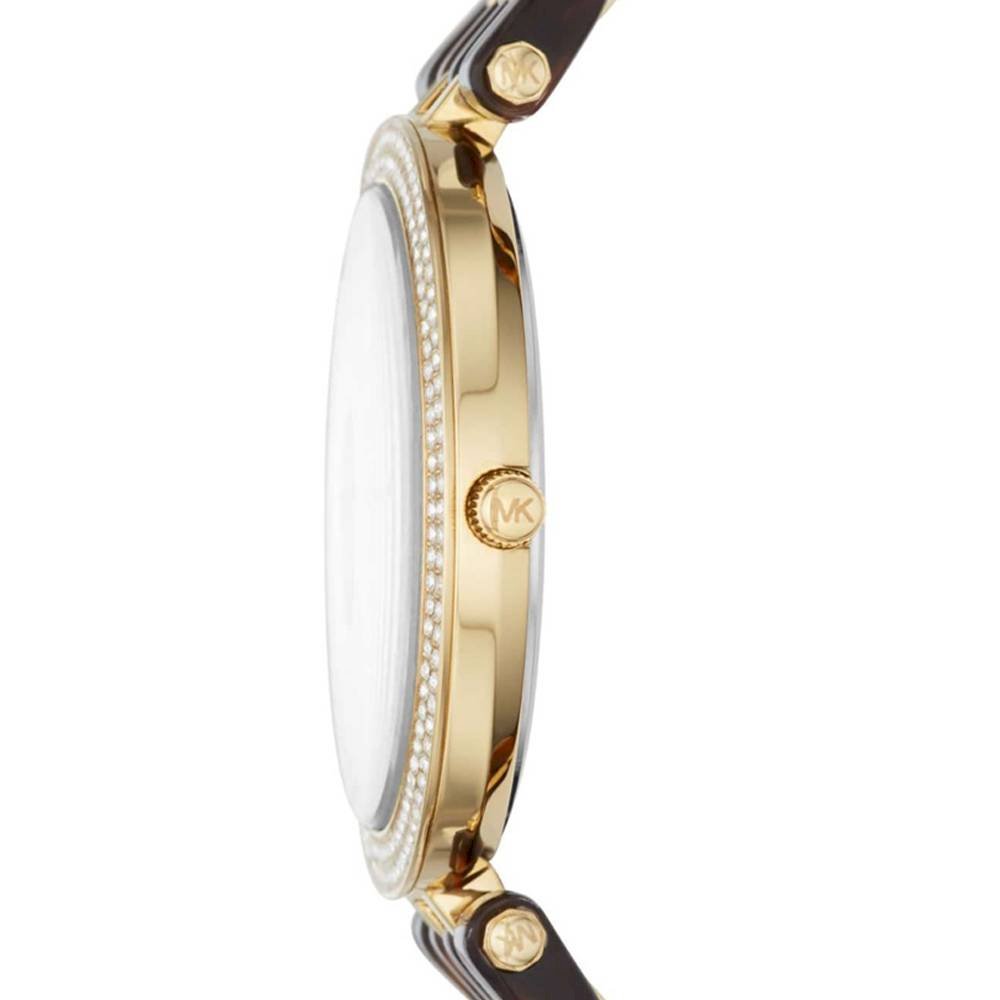 Michael Kors Darci Gold Dial Brown Two Tone Steel Strap Watch for Women - MK4326 Buy Now By Michael Kors