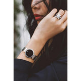 Movado Esperanza 28mm Black Dial Silver Steel Strap Watch For Women - 0607051 Buy Now By Movado