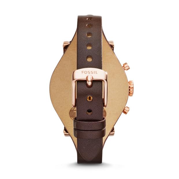 Fossil Boyfriend White Dial Brown Leather Strap Watch for Women - ES3616 Buy Now By Fossil