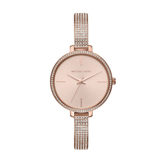 Michael Kors Jaryn Quartz Rose Gold Dial Rose Gold Steel Strap Watch For Women - MK3785 Buy Now By Michael Kors