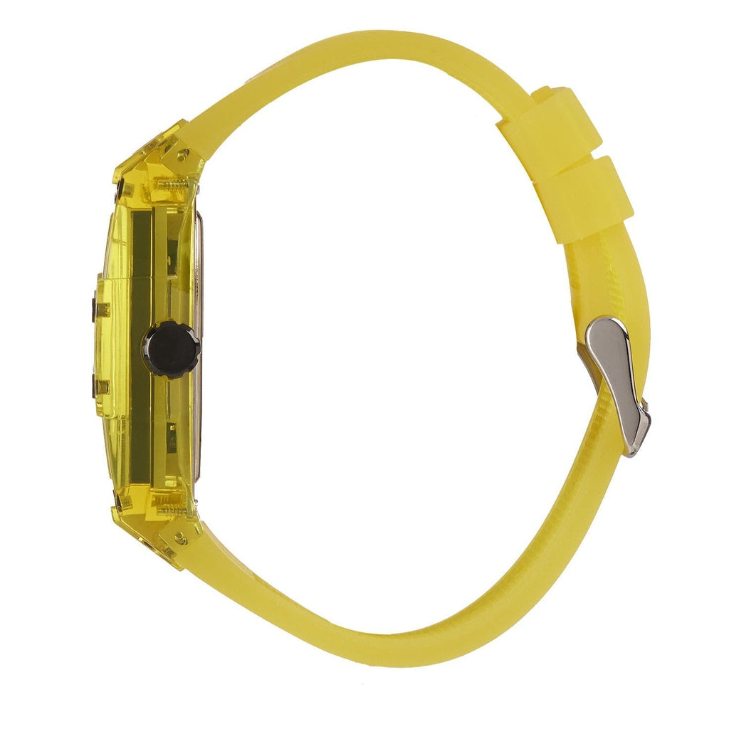 Guess Phoenix Multi Function Black Dial Yellow Rubber Strap Watch for Men - GW0203G6 Buy Now By Guess