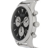 Movado Heritage Calendoplan Chronograph Black Dial Silver Mesh Strap Watch for Men - 3650097 Buy Now By Movado