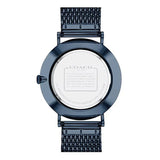 Coach Charles Blue Dial Blue Mesh Bracelet Watch for Men - 14602146 Buy Now By Coach