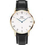 Daniel Wellington Classic Sheffield White Dial Black Leather Strap Watch For Men - DW00100084 Buy Now By Daniel Wellington