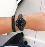 Emporio Armani Ceramica Black Dial Black Ceramic Strap Watch For Women - AR1487 Buy Now By Emporio Armani