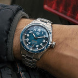 Tag Heuer Autavia Automatic Blue Dial Silver Steel Strap Watch for Men - WBE5116.EB0173 Buy Now By Tag Heuer