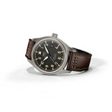 IWC Pilot's Watch Mark XVIII 40mm Black Dial Brown Leather Strap Watch for Men - IW327006 Buy Now By IWC