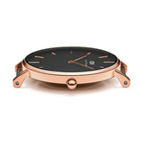 Daniel Wellington Petite St Mawes Black Dial Brown Leather Strap Watch For Women - DW00100169 Buy Now By Daniel Wellington