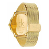 Calvin Klein Minimal White Dial Gold Mesh Bracelet Watch for Men - K3M21526 Buy Now By Calvin Klein