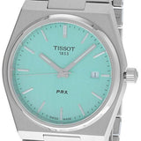 Tissot PRX Quartz Light Green Dial Silver Steel Strap Watch for Men - T137.410.11.091.01 Buy Now By Tissot