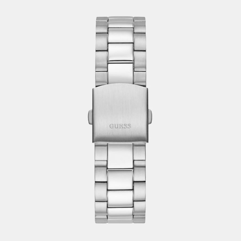 Guess Connoisseur Silver Dial Silver Steel Strap Watch for Men - GW0265G6 Buy Now By Guess
