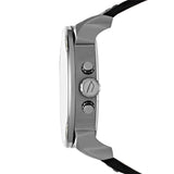 Diesel Big Daddy Chronograph Black Dial Black Leather Strap Watch For Men - DZ7311 Buy Now By Diesel