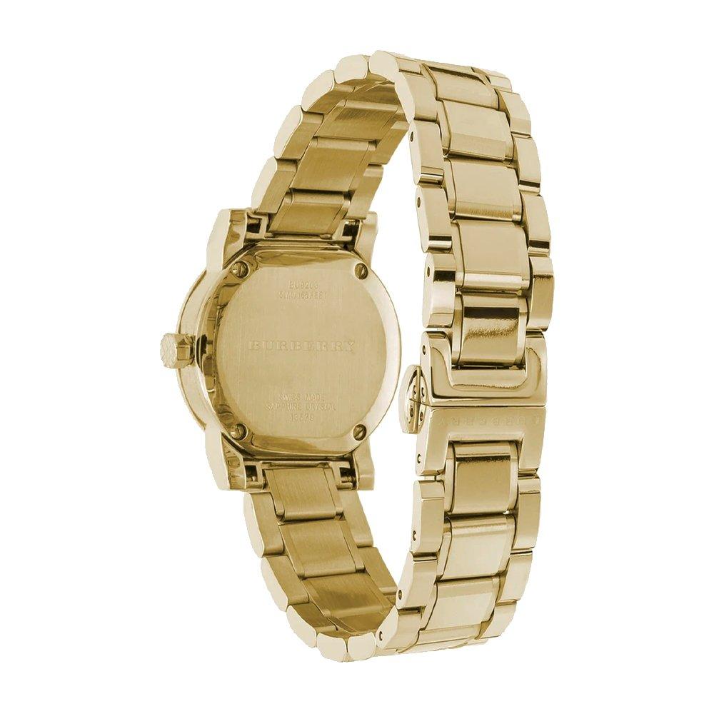 Burberry Heritage White Dial Gold Steel Strap Watch for Women - BU9203 Buy Now By Burberry