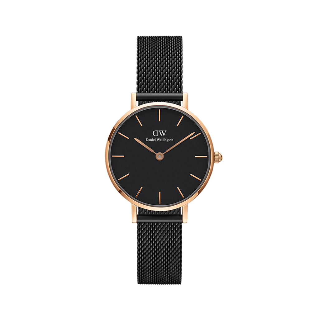 Daniel Wellington Classic Bayswater Black Dial Black NATO Strap Watch For Women - DW00100281 Buy Now By Daniel Wellington