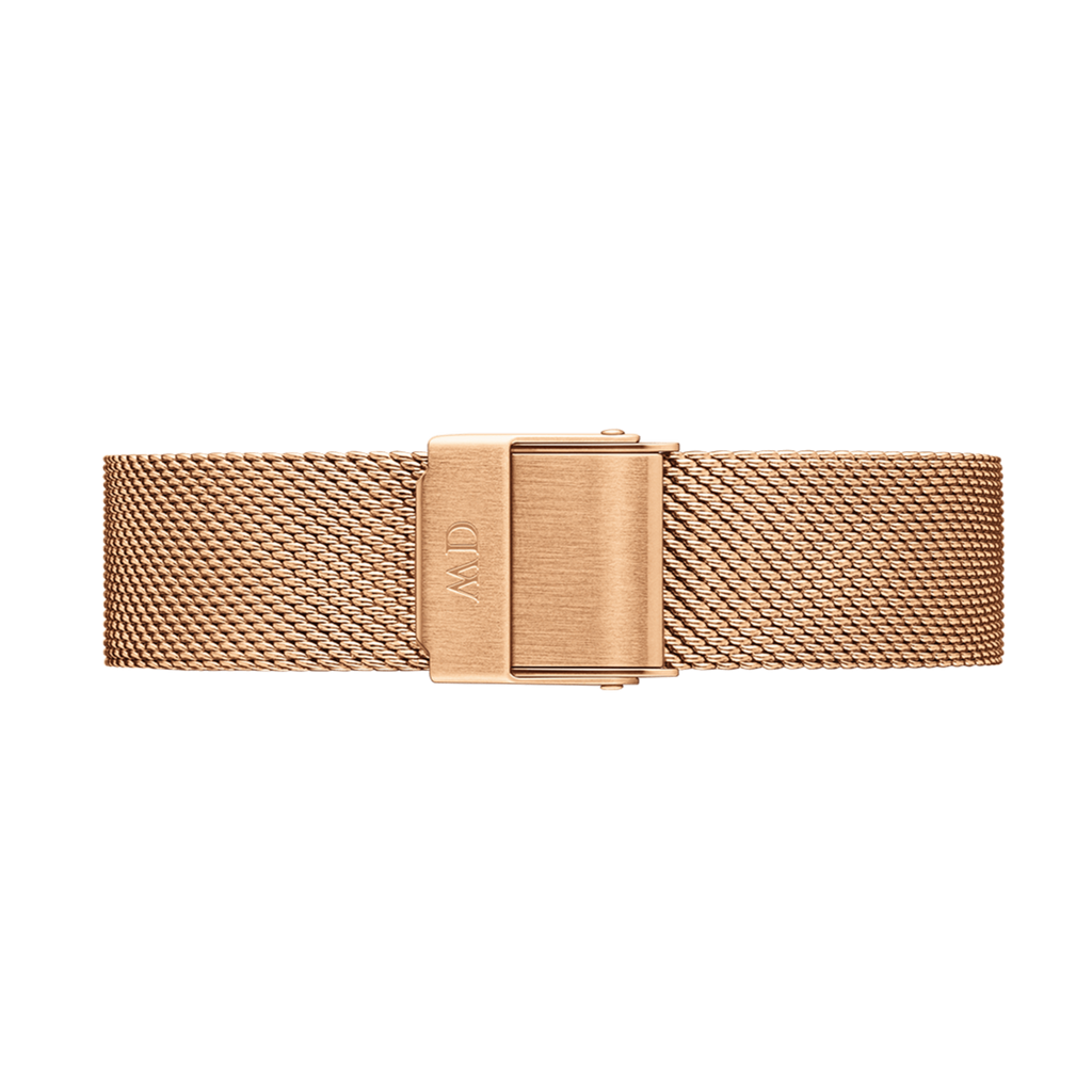 Daniel Wellington Classic Petite White Dial Rose Gold Mesh Bracelet Watch For Women - DW00100219 Buy Now By Daniel Wellington