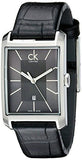 Calvin Klein Window Black Dial Black Leather Strap Watch for Men - K2M23107 Buy Now By Calvin Klein