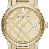 Burberry The City Gold Dial Gold Steel Strap Watch for Men - BU9038 Buy Now By Burberry