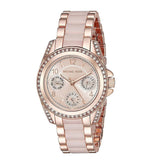 Michael Kors Blair Rose Gold Dial Two Tone Steel Strap Watch for Women - MK6175 Buy Now By Michael Kors