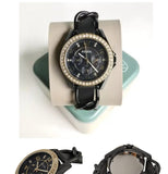 Fossil Riley Black Dial Black Leather Strap Watch for Women - ES3696 Buy Now By Fossil