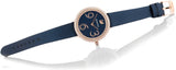 Swarovski Crystal Frost Blue Dial Blue Leather Strap Watch for Women - 5484061 Buy Now By Swarovski