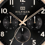 Tommy Hilfiger Daniel Black Dial Brown Leather Strap Watch for Men - 1710379 Buy Now By Tommy Hilfiger