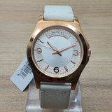 Marc Jacobs Baby Dave White Dial White Leather Strap Watch for Women - MBM1260 Buy Now By Marc Jacobs