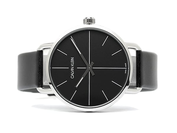 Calvin Klein Evan Black Dial Black Leather Strap Watch for Men - K7B211CZ Buy Now By Calvin Klein
