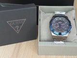 Guess Sport Analog Grey Dial Grey Steel Strap Watch for Men - W0377G5 Buy Now By Guess