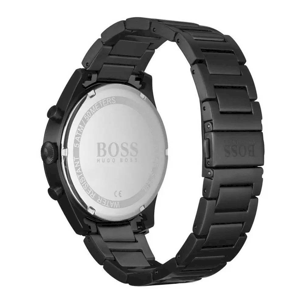Hugo Boss Pioneer Black Dial Black Steel Strap Watch for Men - 1513714 Buy Now By Hugo Boss