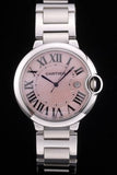 Cartier Ballon Bleu De Cartier Pink Dial Silver Steel Strap Watch for Women - W6920041 Buy Now By Cartier