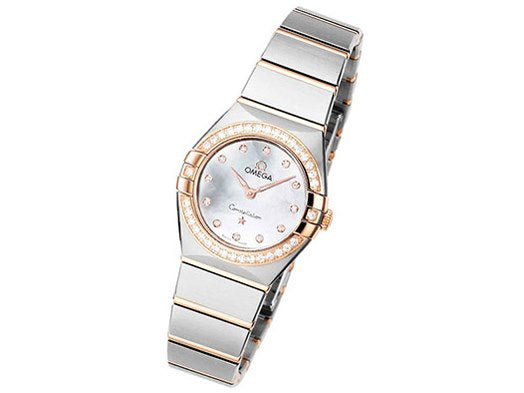 Omega Constellation Quartz Diamonds Mother of Pearl Dial Two Tone Steel Strap Watch for Women - 131.25.25.60.55.001 Buy Now By Omega
