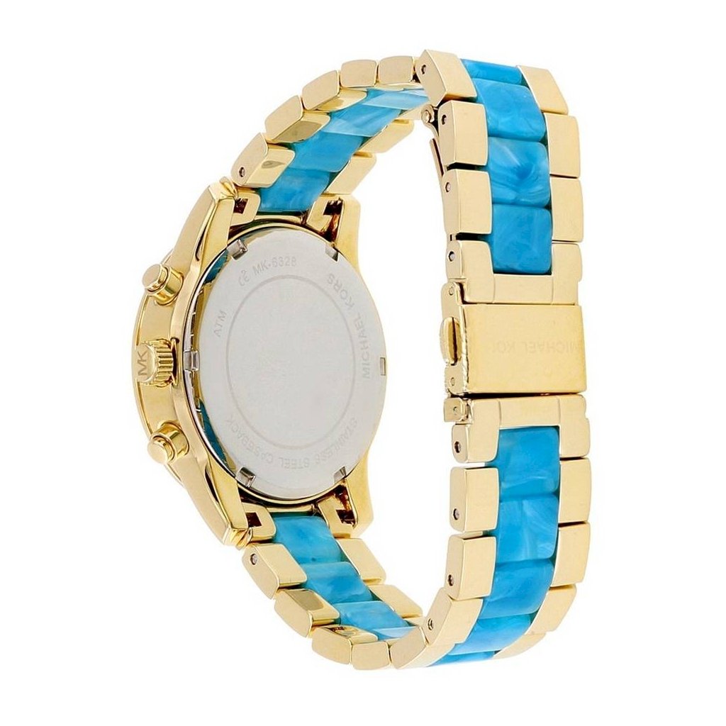 Michael Kors Ritz Gold Dial Two Tone Steel Strap Watch for Women - MK6328 Buy Now By Michael Kors