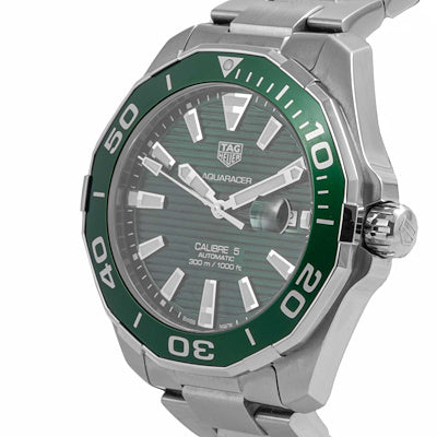 Tag Heuer Aquaracer Green Dial Watch for Men - WAY201S.BA0927 Buy Now By Tag Heuer