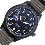 IWC Pilot’s Watch Mark XVIII Top Gun Edition “SFTI” Black Dial Green Nylon Strap Watch for Men - IW324712 Buy Now By IWC