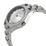 Marc Jacobs Henry Transparent Silver Dial Silver Steel Strap Watch for Women - MBM3337 Buy Now By Marc Jacobs