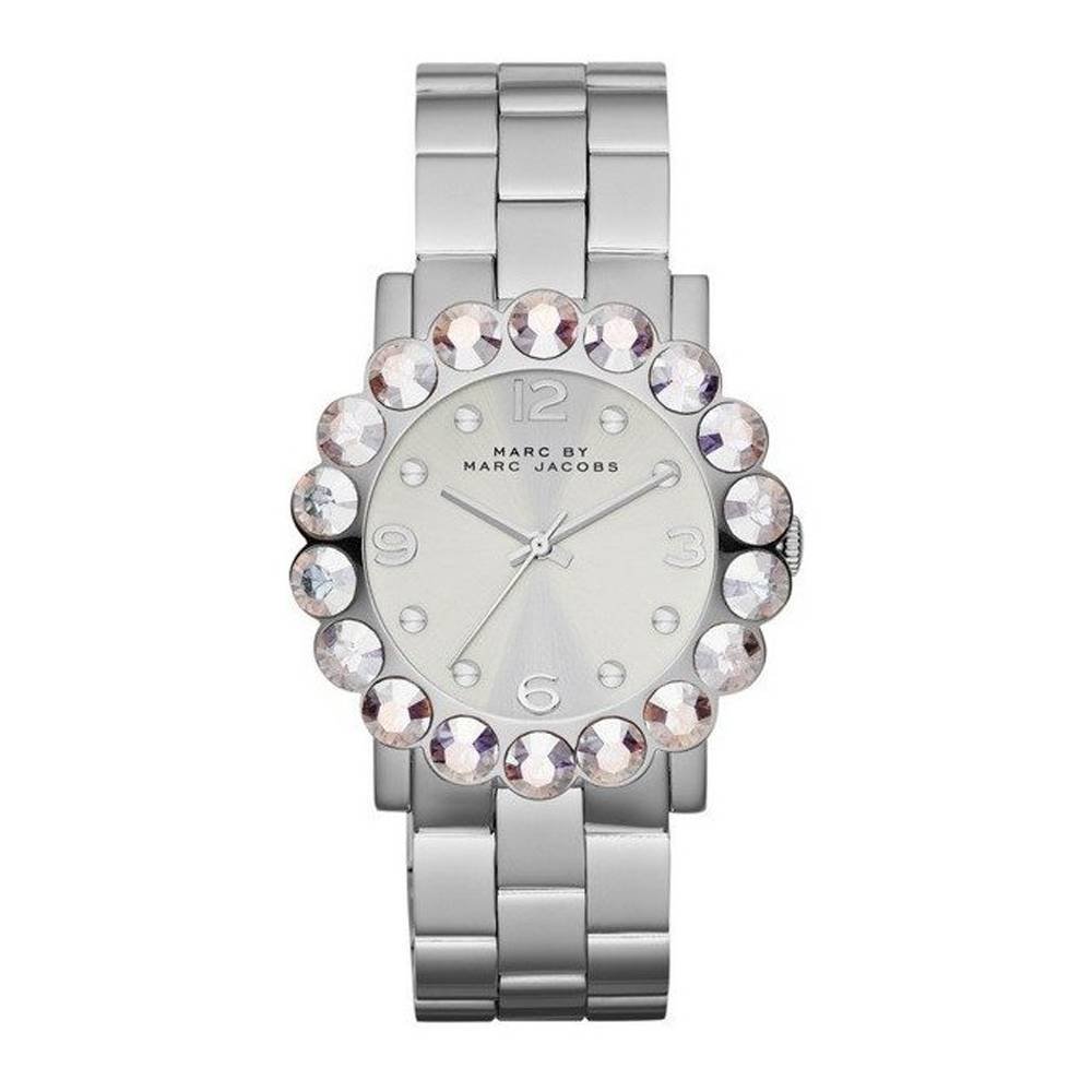 Marc Jacobs Amy Silver Dial Silver Steel Strap Watch for Women - MBM3222 Buy Now By Marc Jacobs