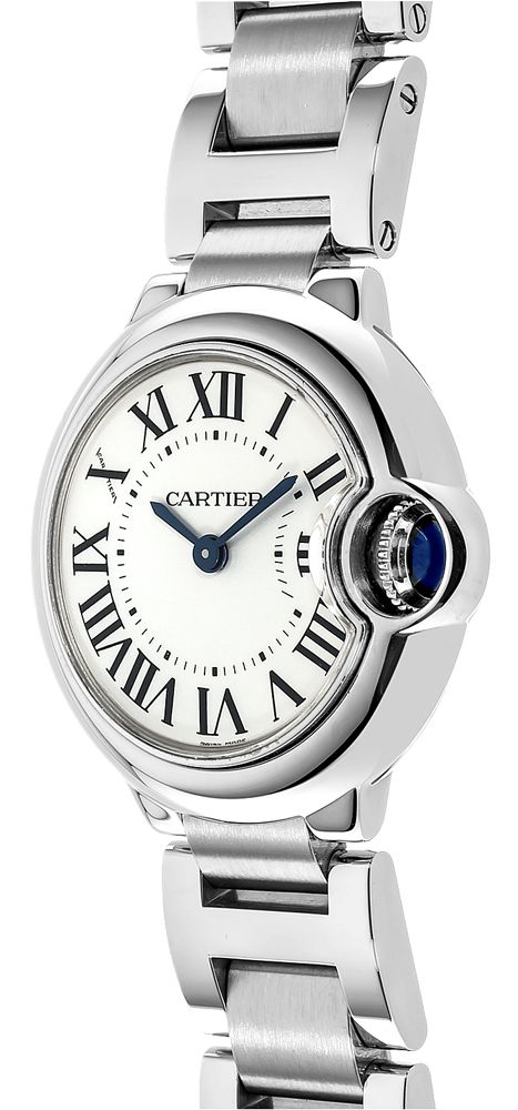 Cartier Ballon Bleu De Cartier White Dial Silver Steel Strap Watch for Women - W69010Z4 Buy Now By Cartier