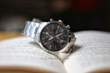 Fossil Townsman Chronograph Grey Dial Silver Steel Strap Watch for Men - FS5407 Buy Now By Fossil