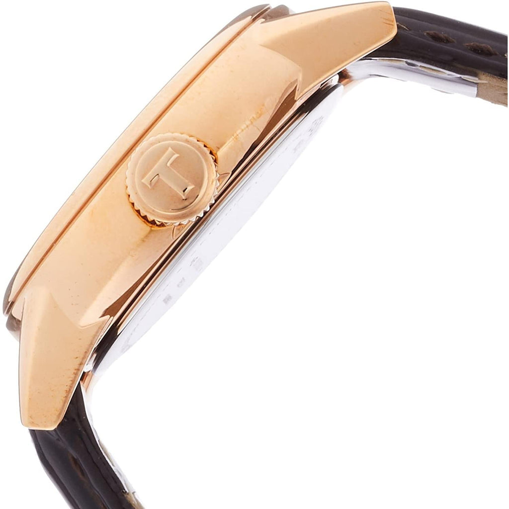 Tissot Carson Lady Steel Quartz Brown Leather Strap Watch For Women - T085.210.36.011.00 Buy Now By Tissot