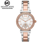 Michael Kors Abbey Three-Hand White Dial Two Tone Steel Strap Watch for Women - MK4616 Buy Now By Michael Kors