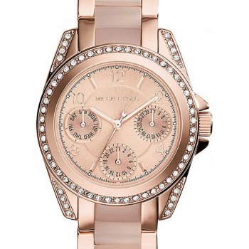 Michael Kors Blair Rose Gold Dial Two Tone Steel Strap Watch for Women - MK6175 Buy Now By Michael Kors