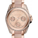 Michael Kors Blair Rose Gold Dial Two Tone Steel Strap Watch for Women - MK6175 Buy Now By Michael Kors