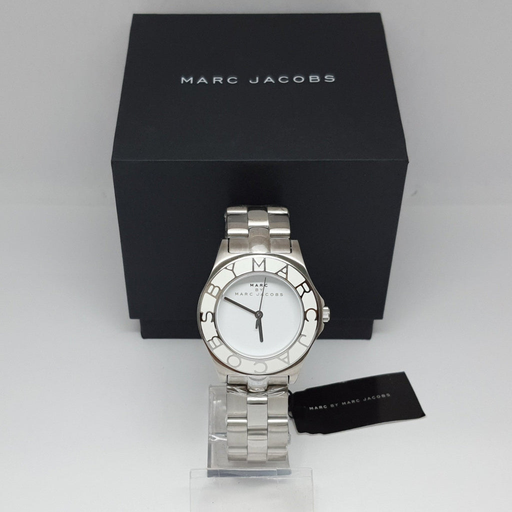 Marc Jacobs Blade White Dial Silver Steel Strap Watch for Women - MBM3048 Buy Now By Marc Jacobs