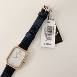 Emporio Armani Gianni T Bar Quartz Mother of Pearl Dial Blue Leather Strap Watch For Women - AR11466 Buy Now By Emporio Armani
