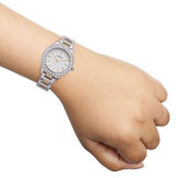 Fossil Jesse Crystals White Dial Two Tone Steel Strap Watch for Women - ES2409 Buy Now By Fossil